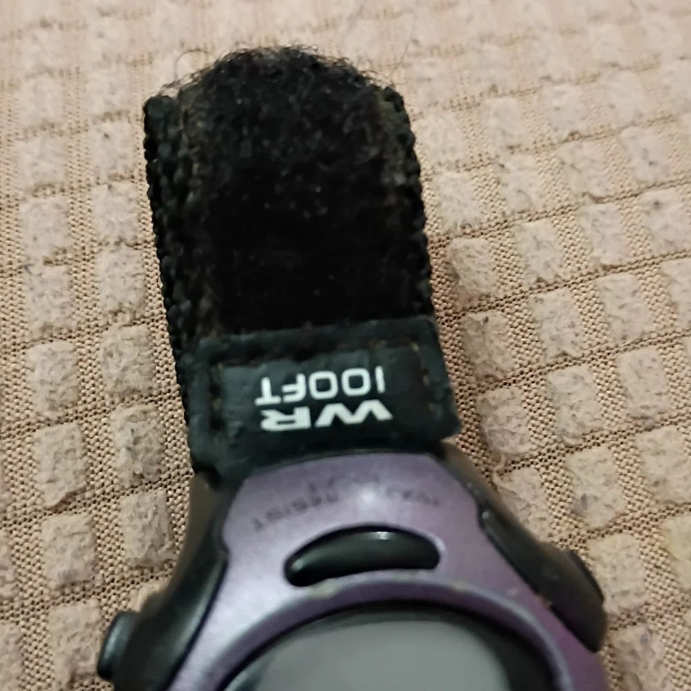 Not Rated Digital Smartwatch - Black and Purple
